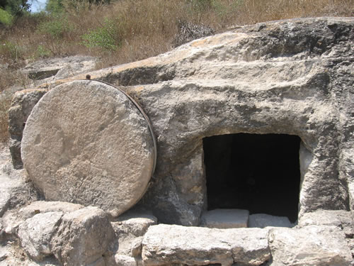Tomb with a Rolling Stone